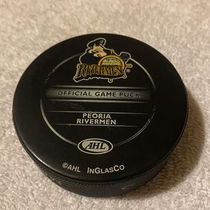 Peoria Rivermen American Hockey League (AHL) Official Hockey Game Puck